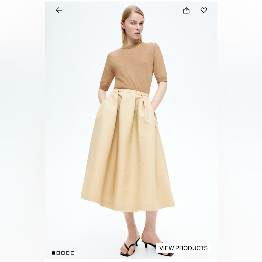 H&M CIRCLE SKIRT SiZE 8 NWT